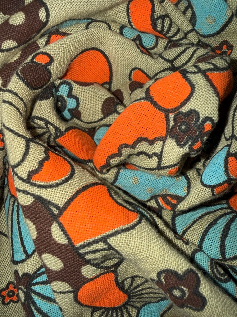 Kathmandu Imports Mushroom Handmade Short-Sleeve Tunic Shirt Hippie Lagenlook - Picture 13 of 13